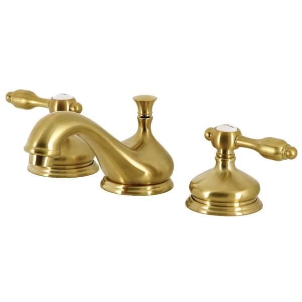 KS1167TAL 8" Widespread Bathroom Faucet, Brushed Brass